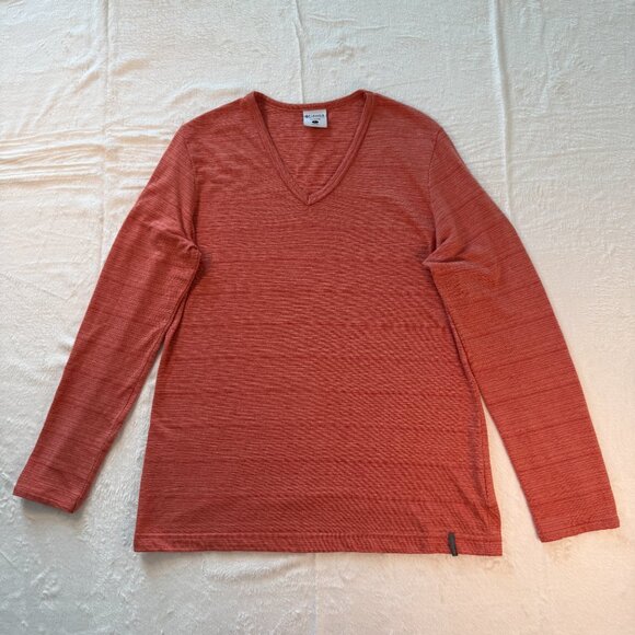 Columbia Womens Shirt Size Large Active Orange AL2741 Long Sleeve Pullover - Picture 1 of 5